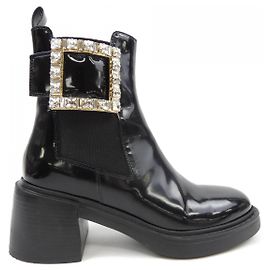 Roger Vivier Leather Boots Black