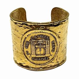 Pulseira de ouro Chanel Cambon Outro