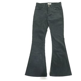 Céline Pantalones de algodón de pana Celine Verde Verde oscuro