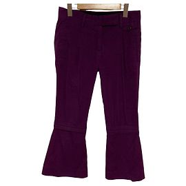 Pantalons Évasés Prada Violet