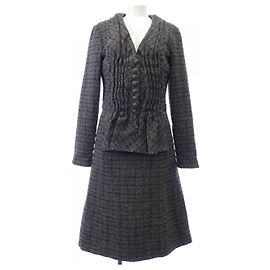Chanel P54581V41103 Kleid aus Kaschmir-Mischung Grau