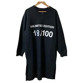 Maison Martin Margiela Vestido Sudadera Largo Edición Ilimitada MM6 Maison Margiela Negro