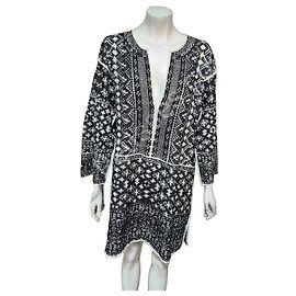 Robe tunique imprimée noir & blanc – Isabel Marant Étoile Autre