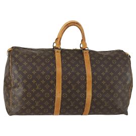 LOUIS VUITTON Bolsa Boston Monogram Keepall 55 M41424 LV Auth 161537 Monograma
