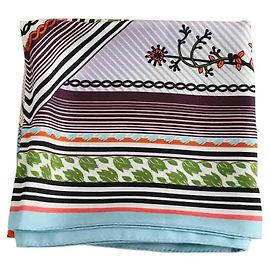 Tory Burch Foulard en soie multicolore Multicolore