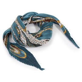Bufanda de seda plisada Camail Carré 90 de Hermès Multicolor