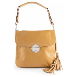 Prada Leder Schultertasche BR2470 Kamel