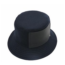 Cappello bucket in lana da uomo Hermès Blu navy
