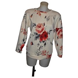 Sweatshirt Zara à fleurs Multicolore