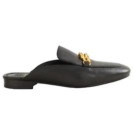 Tory Burch Mocassins en cuir noirs Noir