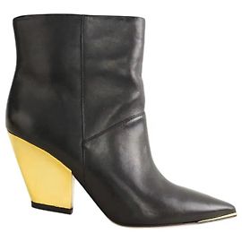 Tory Burch Botas de couro pretas Preto