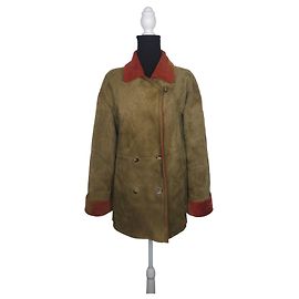 Giacca in Pelle Loro Piana Marrone