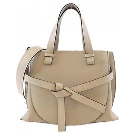 Loewe Gate Top Handle Mini Handbag Beige