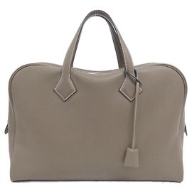 Bolso Hermès Victoria II 12H Gris pardo