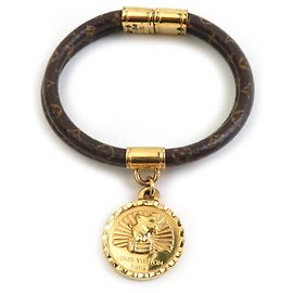 Pulsera Rodeo Monogram Louis Vuitton Castaño Monograma