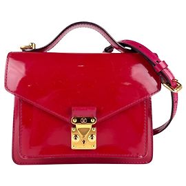 Sac à main Monceau BB en Monogram Vernis de Louis Vuitton Rose