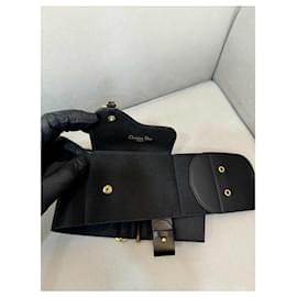 Dior-Dior New Saddle Pouch Belt-Black