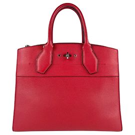 Borsa a Spalla City Steamer MM Louis Vuitton Rosso