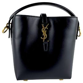 Mini borsa a secchiello Le 37 di Saint Laurent Nero