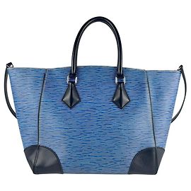 Sac à main Louis Vuitton Phoenix MM Sac à épaule Noir Bleu
