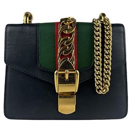 Borsa a Spalla Gucci Sylvie Nero