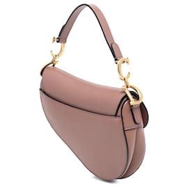 Dior-Dior Brown Mini Smooth Calfskin Saddle Bag-Brown,Flesh