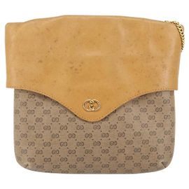 Gucci Micro GG supreme shoulder bag GG canvas Beige