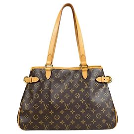 Louis Vuitton Batignolles Horizontal Monogram Schultertasche Braun