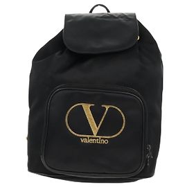 Valentino Garavani Backpack Nylon Black