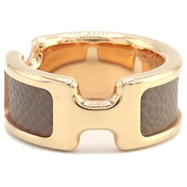 Anello in Metallo Hermès Olympe PM Taupe