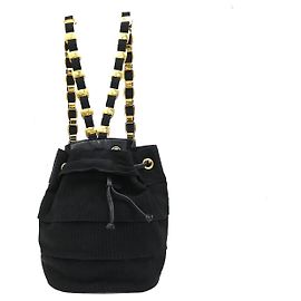 Salvatore Ferragamo Vala Canvas Noir
