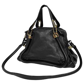 Chloé Paraty 2-Way Handbag Black