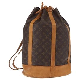 LOUIS VUITTON Bolsa de Ombro Monogram Randonnee GM M42244 LV Auth 161369 Monograma
