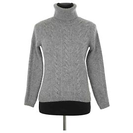 Eric Bompard Suéter cinza de cashmere Cinza