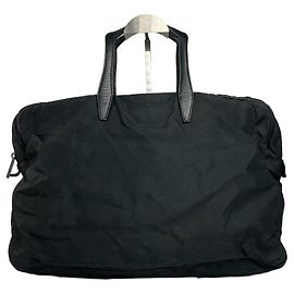 Vintage Loewe Handbag Black Black