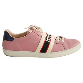 Gucci Baskets roses Rose