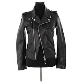 Schott Black leather jacket Black