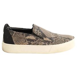 Balenciaga Mocassins de couro marrom Marrom