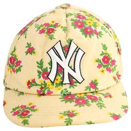 Gorra Gucci x New Era de algodón beige Beige