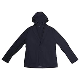 Autre Marque-Corneliani CC Collection Jacket with Vest in Navy Blue, Size 50 IT-Navy blue