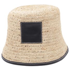 Jacquemus Le bob Soli en raphia beige Beige