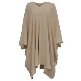Vestido Kaftan Midi Iona em Viscose Creme da The Row Branco Cru