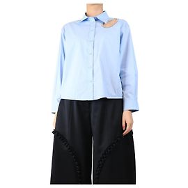 Sandro Camicia blu con ritagli a diamante - taglia UK 8 Blu