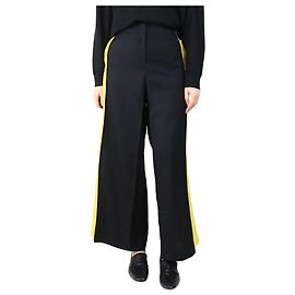 Loewe Pantaloni larghi neri e gialli - taglia UK 10 Nero