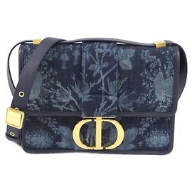 Borsa a Spalla Christian Dior 30 Montaigne M9203UJDE Blu