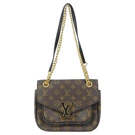Borsa a Spalla Monogram Passy Louis Vuitton Marrone