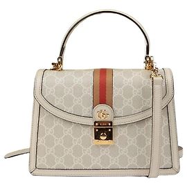 Gucci Bolsa de ombro Ophidia Small com alça superior Marrom
