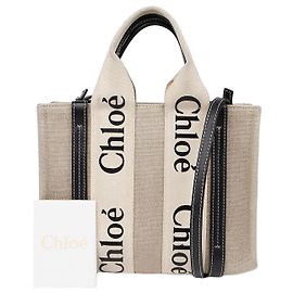 Chloé Borsa a Spalla Woody Small Tote Blu