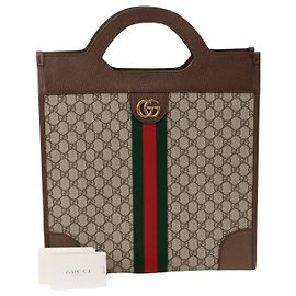 Gucci Bolso Tote Ophidia Castaño