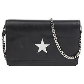 Givenchy Bolsa de Ombro Crossbody Pandora Star WOC Preto